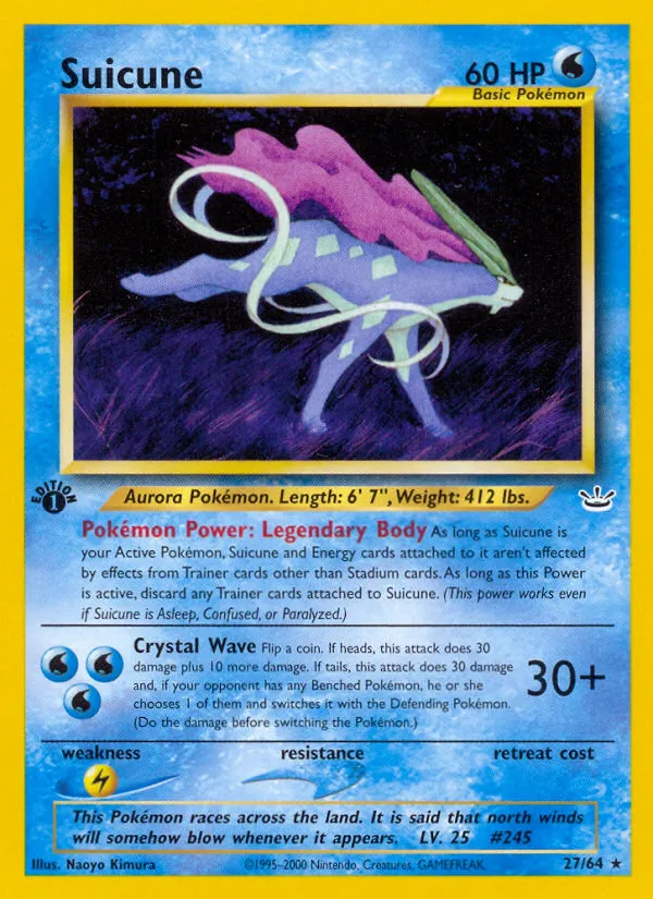 Suicune card image