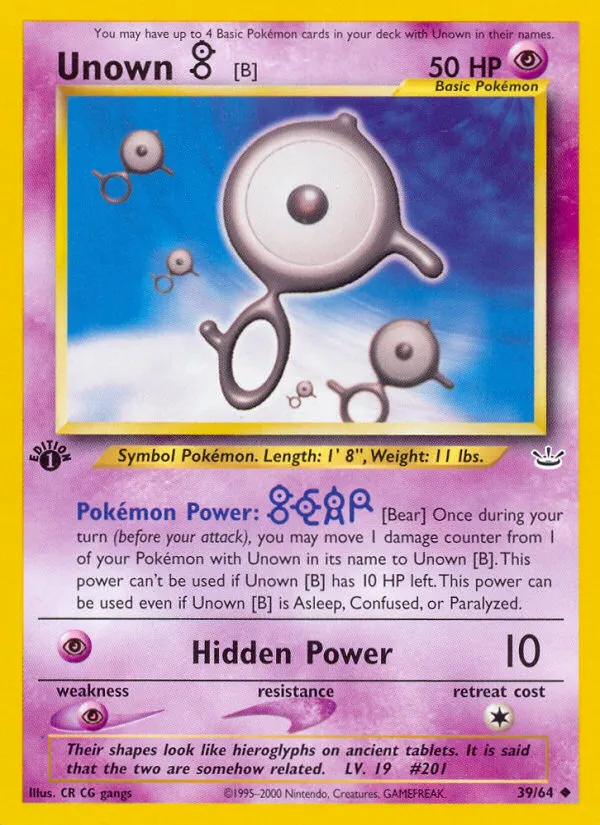 Unown [B] card image