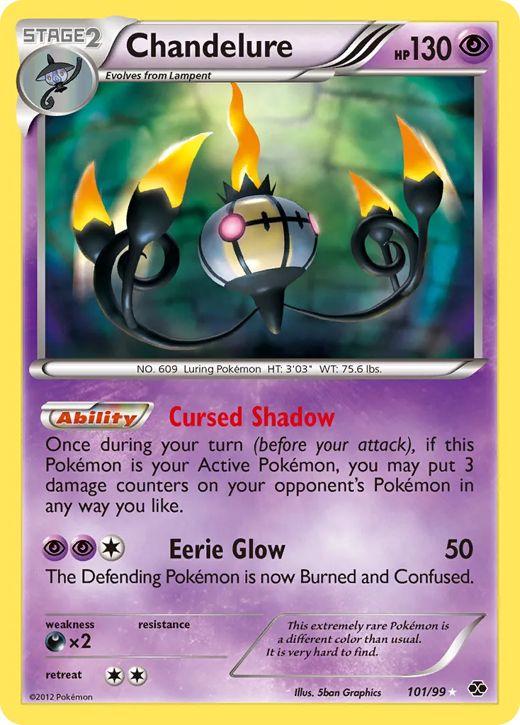 Chandelure #101 card image