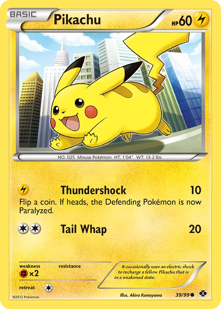 Pikachu card image