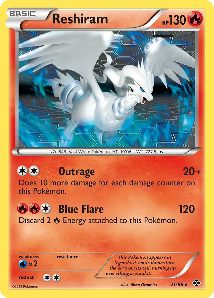 Reshiram card image