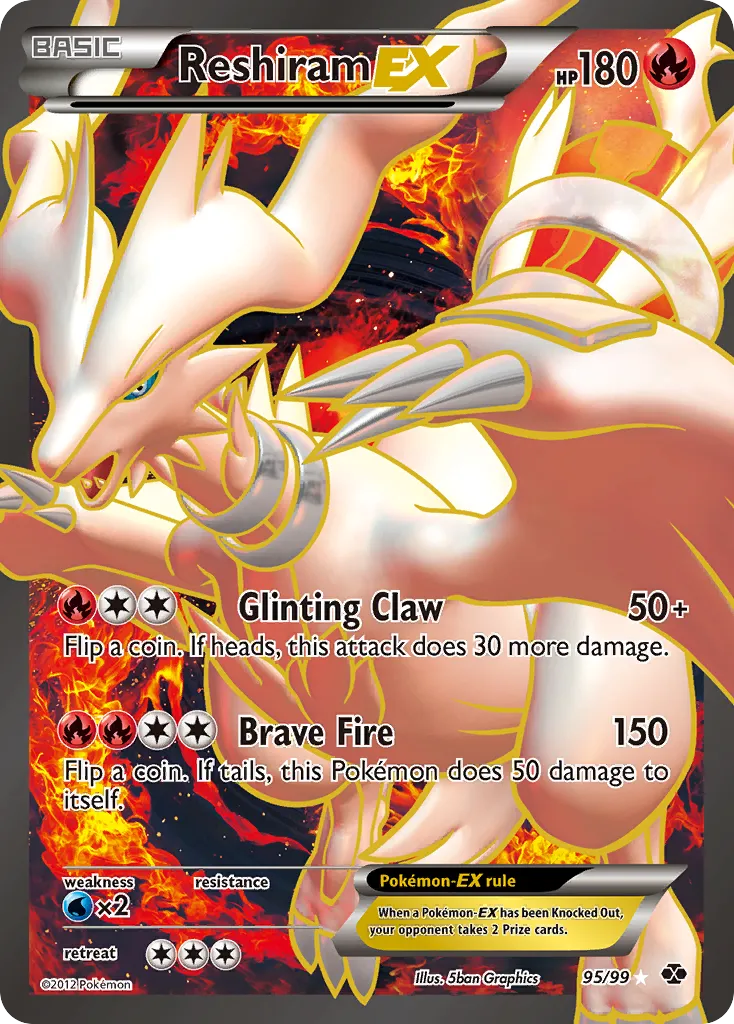 Reshiram-EX #95 card image