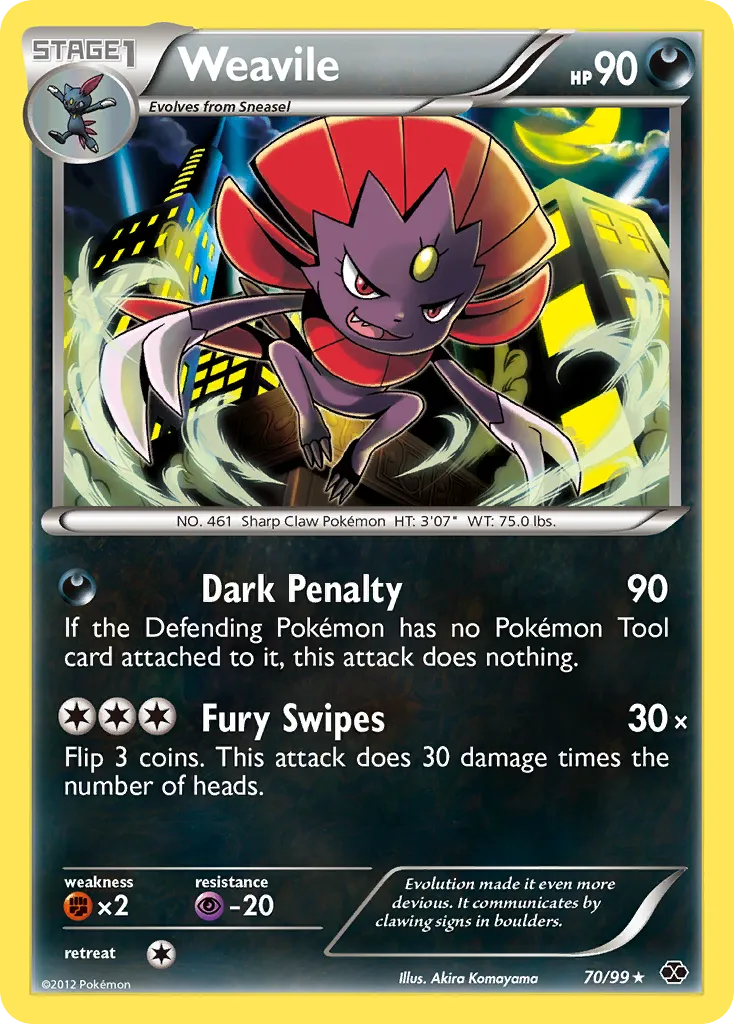 Weavile card image