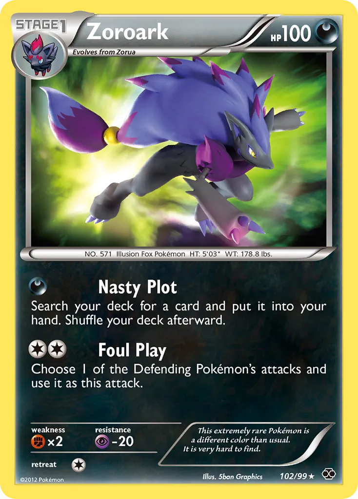 Zoroark #102 card image