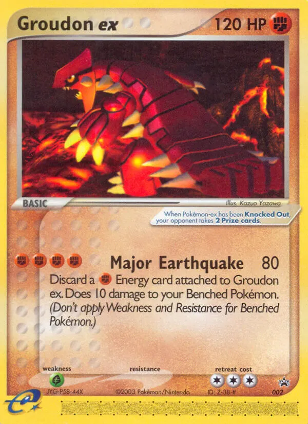 Groudon ex card image