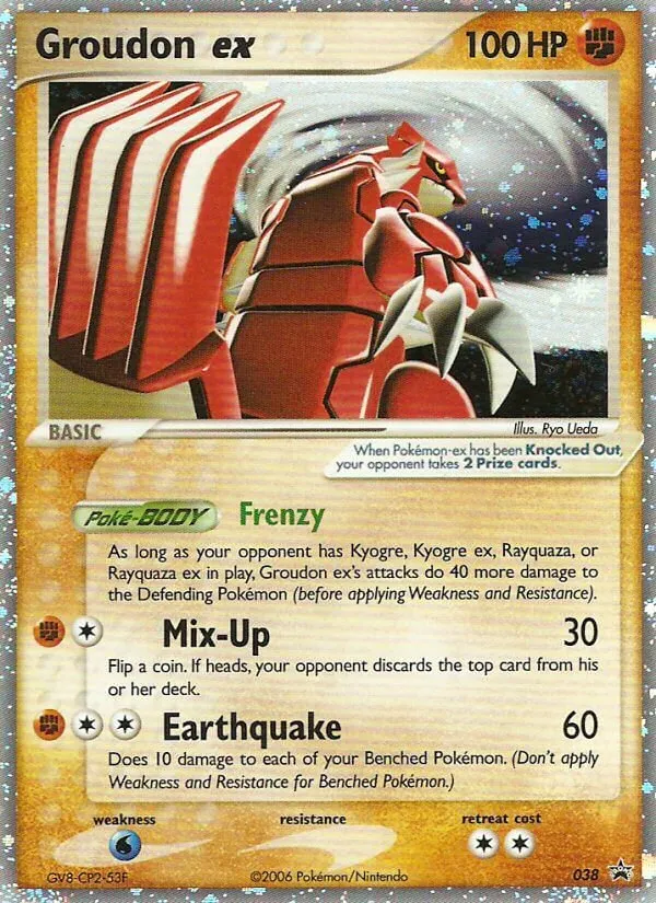 Groudon ex #38 card image