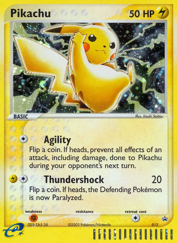 Pikachu card image