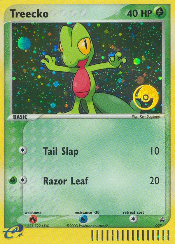 Treecko #7 card image