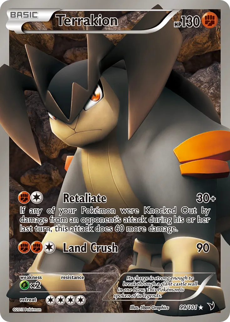 Terrakion #99 card image