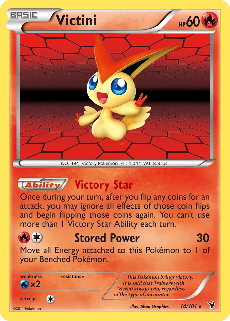 Victini #14 card image