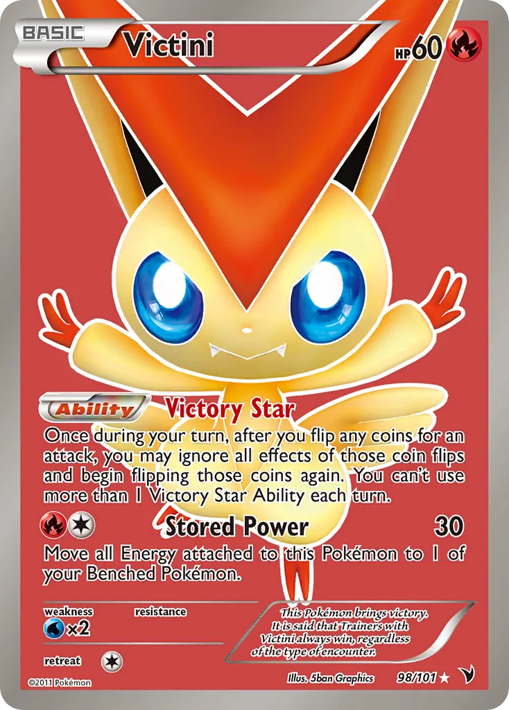 Victini #98 card image