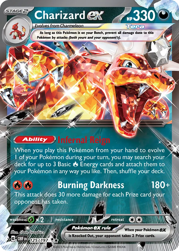 Charizard ex card image
