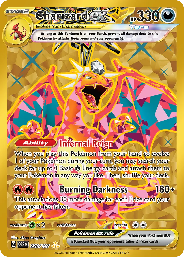 Charizard ex #228 card image