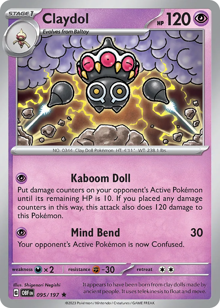 Claydol card image