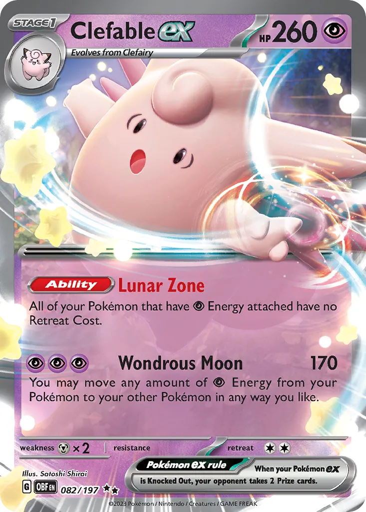 Clefable ex card image