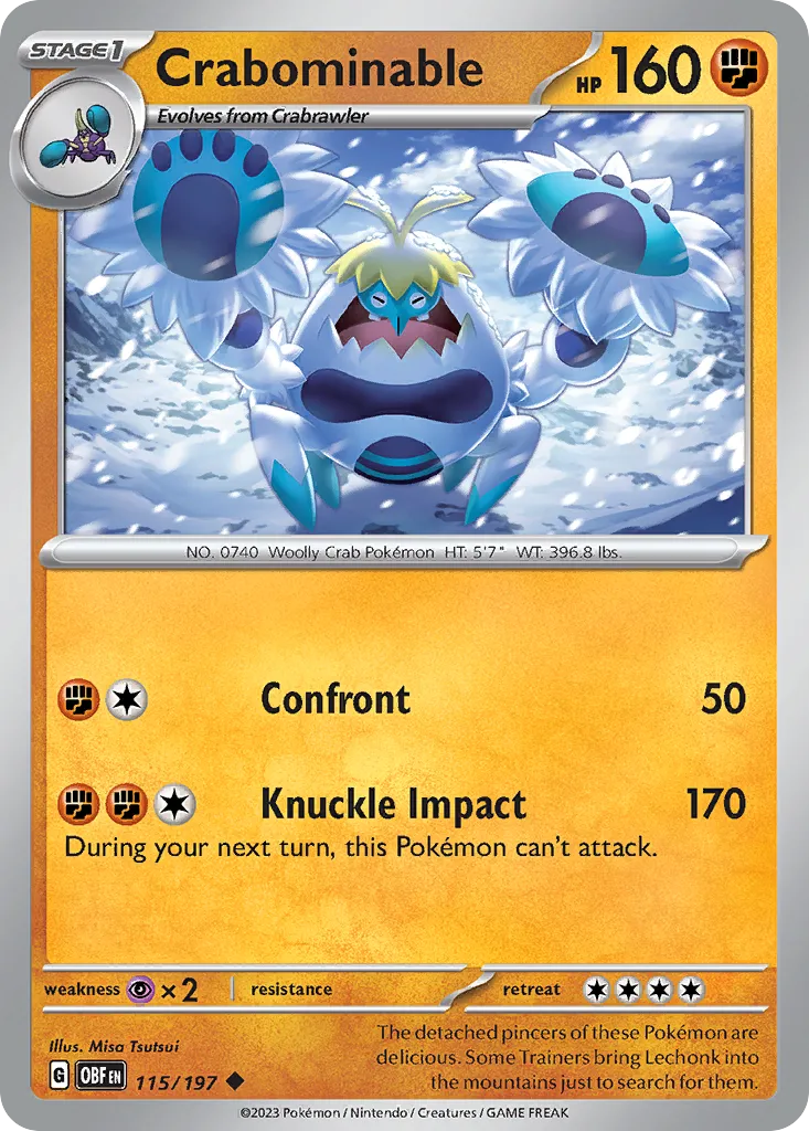 Crabominable card image