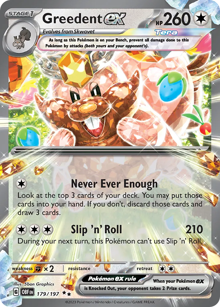Greedent ex card image