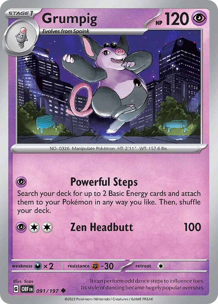 Grumpig card image