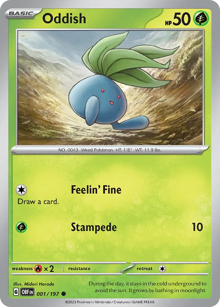 Oddish card image