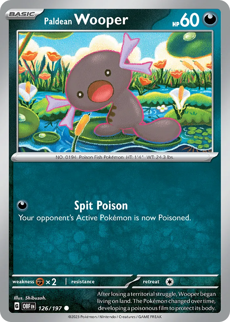 Paldean Wooper card image