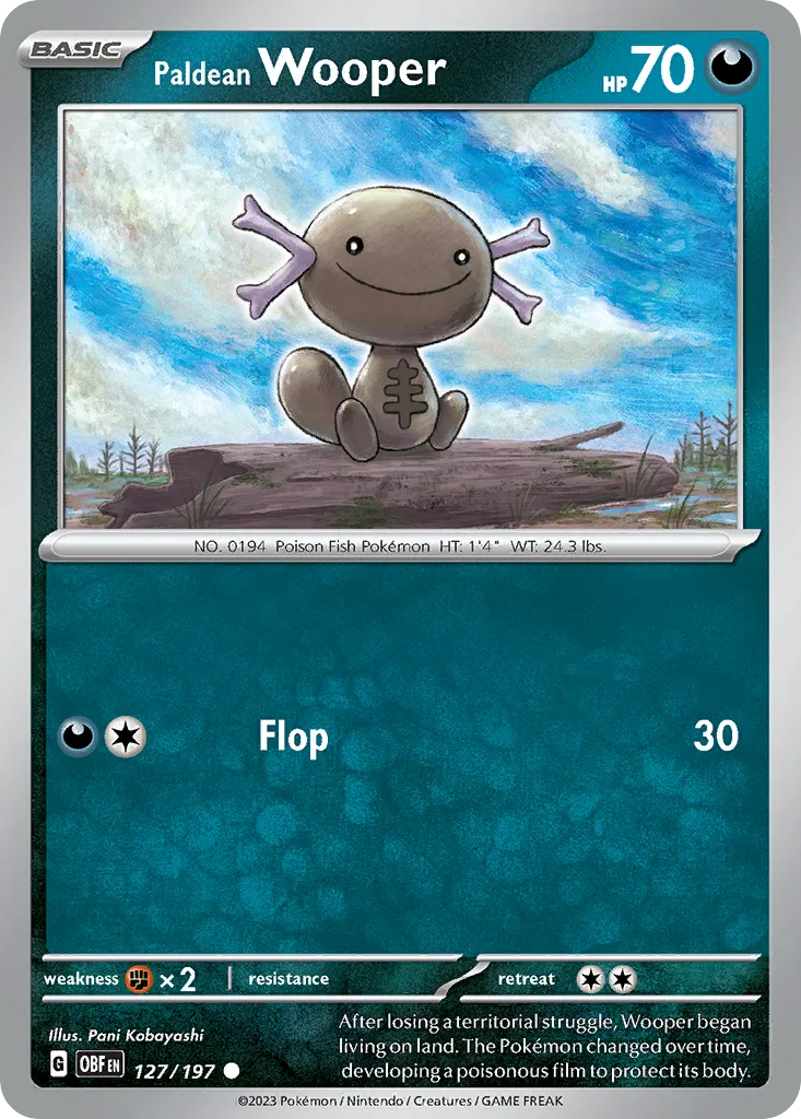Paldean Wooper card image
