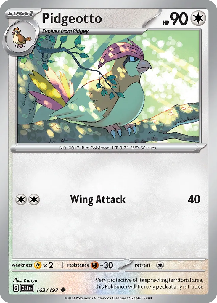 Pidgeotto card image