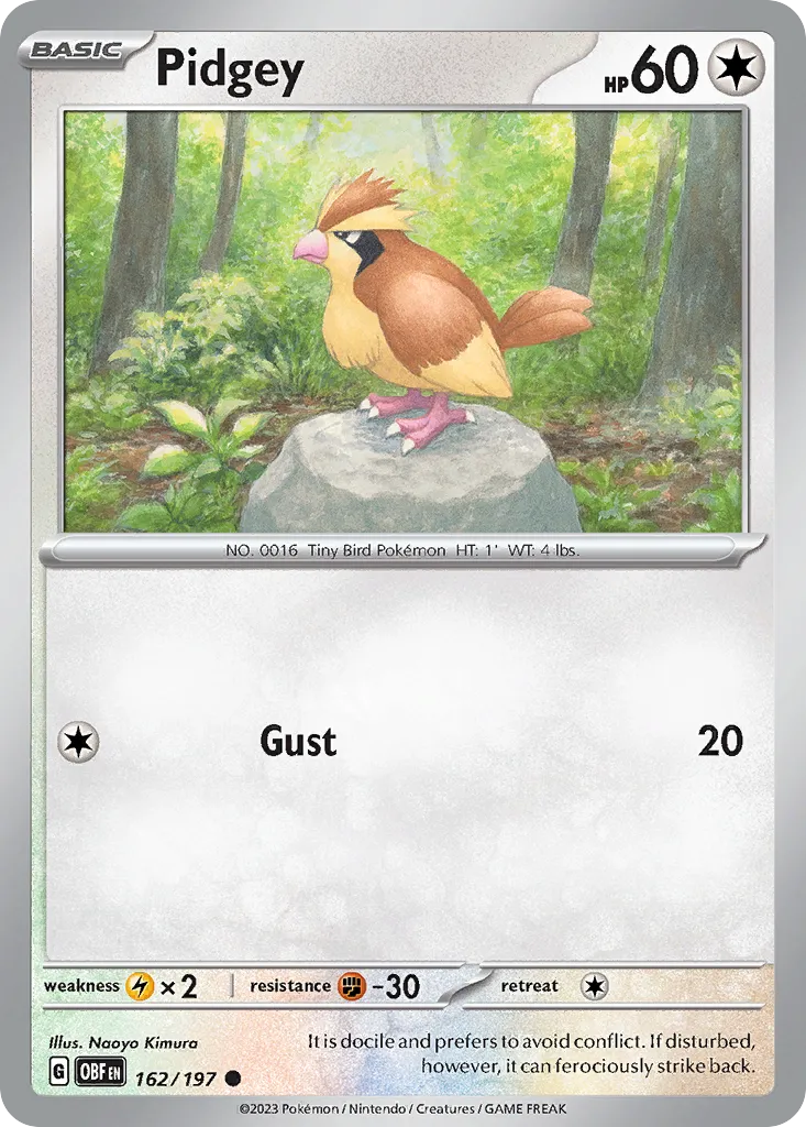 Pidgey card image