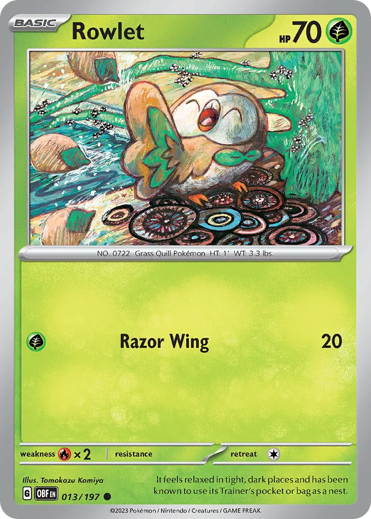 Rowlet card image