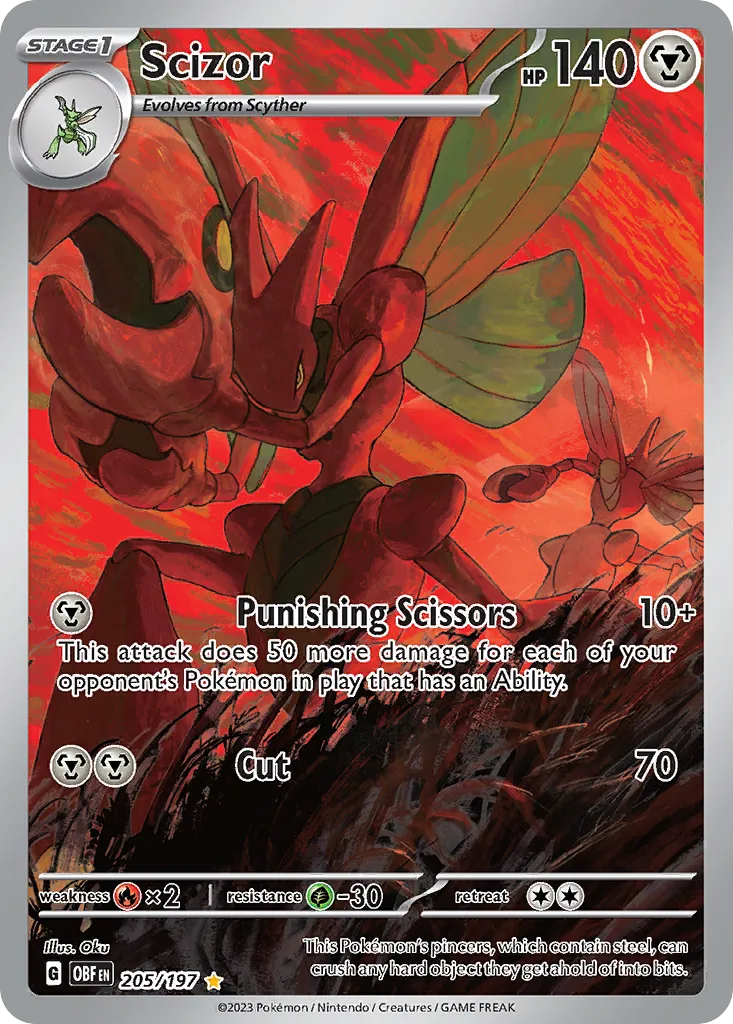 Scizor #205 card image
