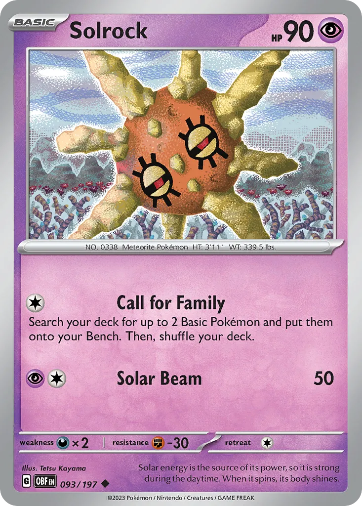 Solrock card image