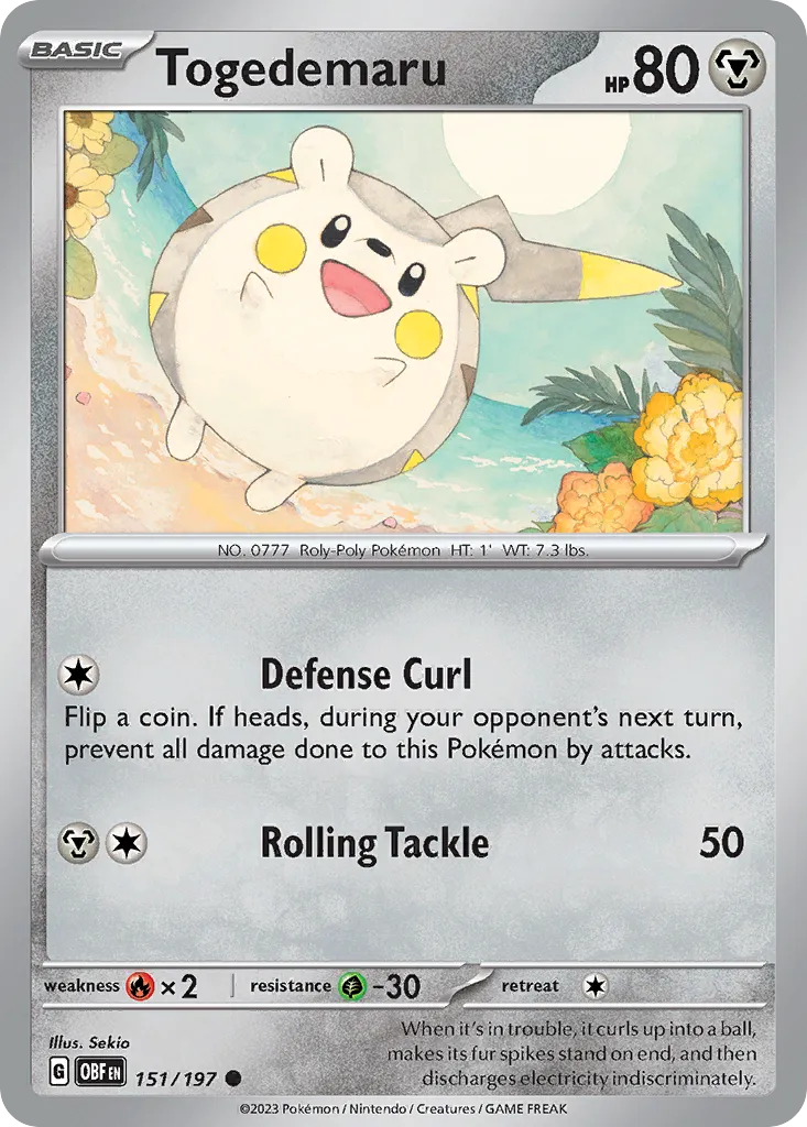 Togedemaru card image