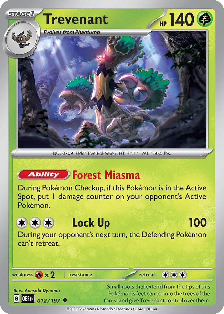 Trevenant card image