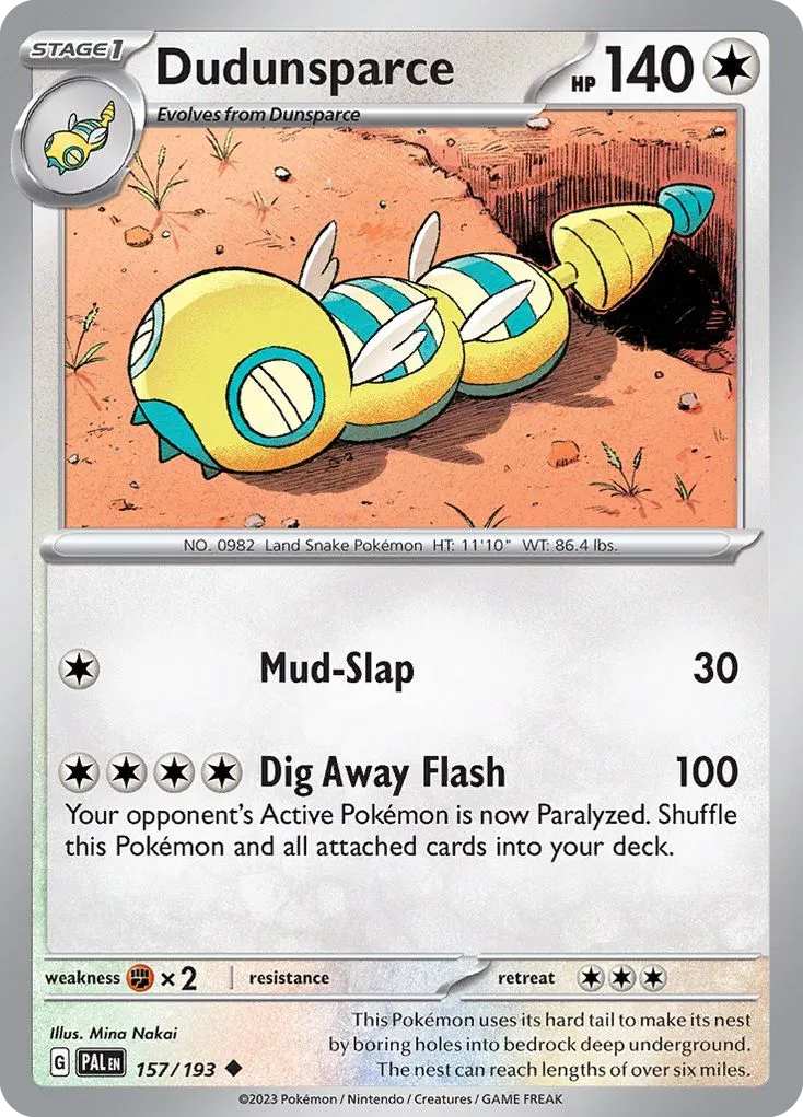 Dudunsparce card image