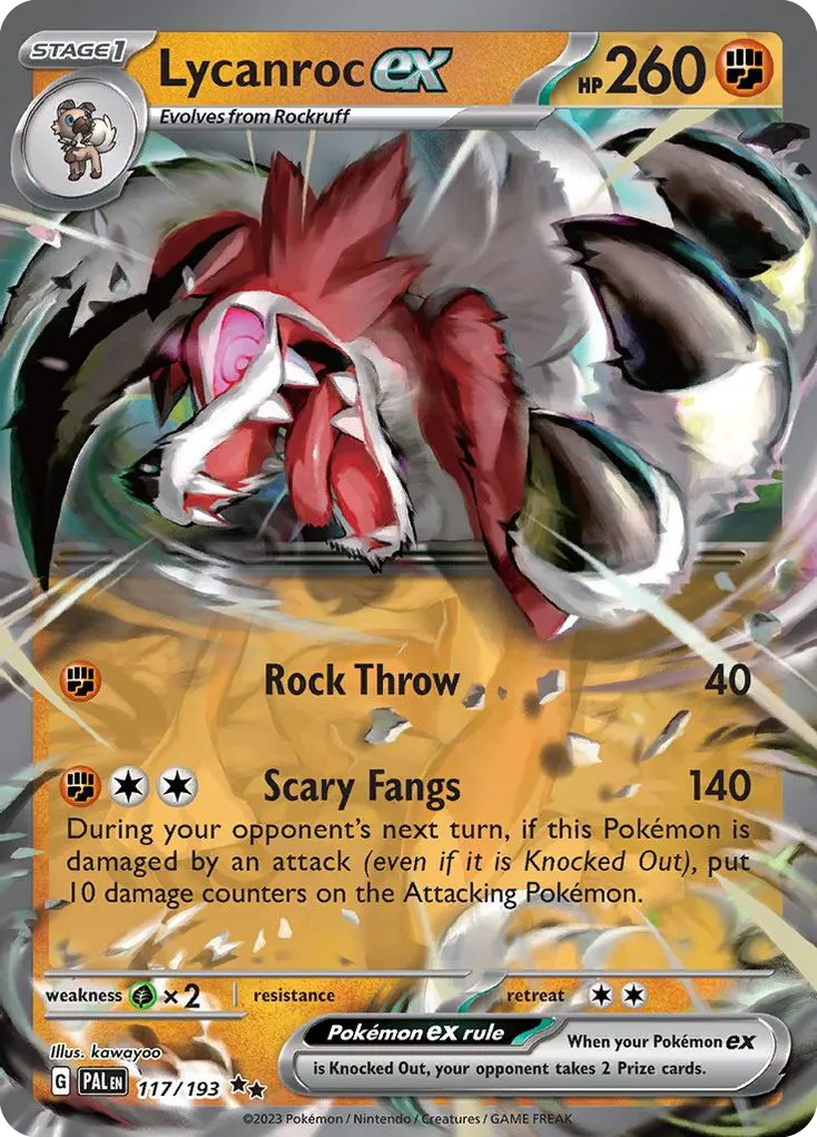 Lycanroc ex card image