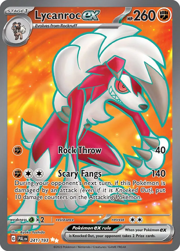 Lycanroc ex card image