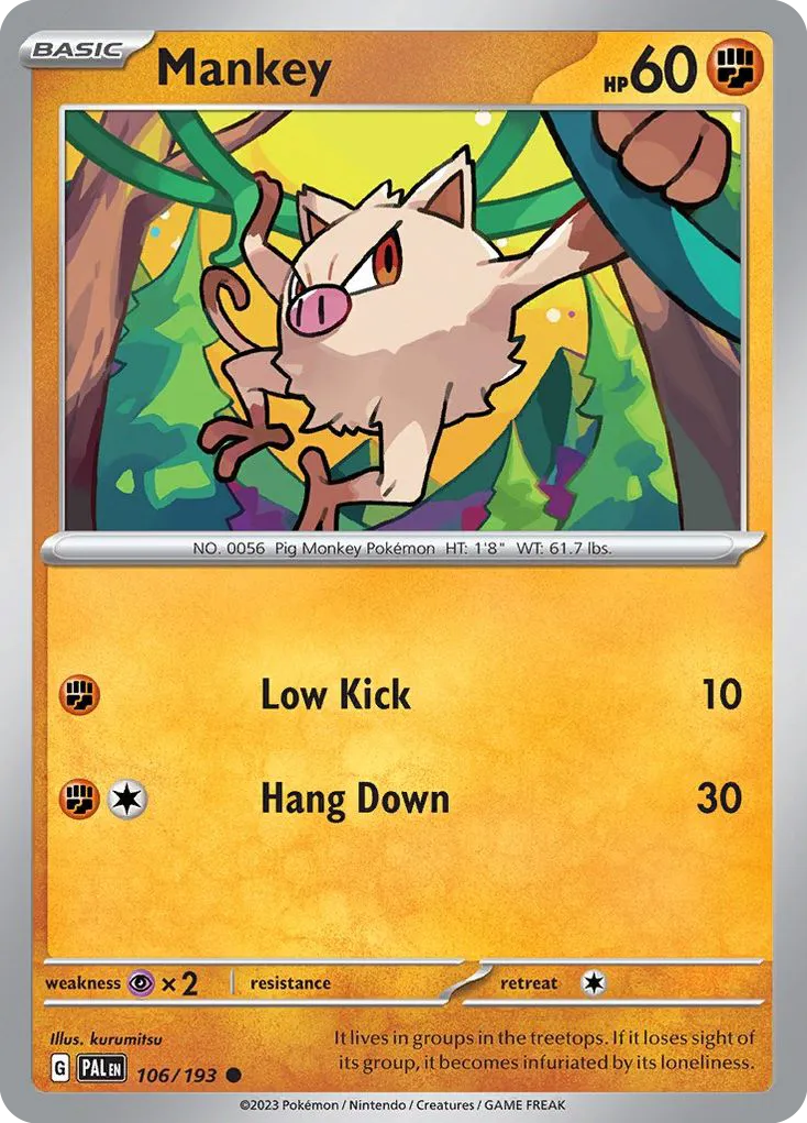 Mankey card image