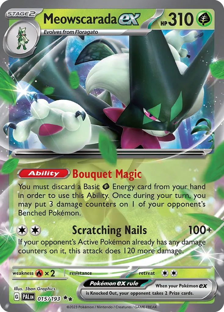 Meowscarada ex card image