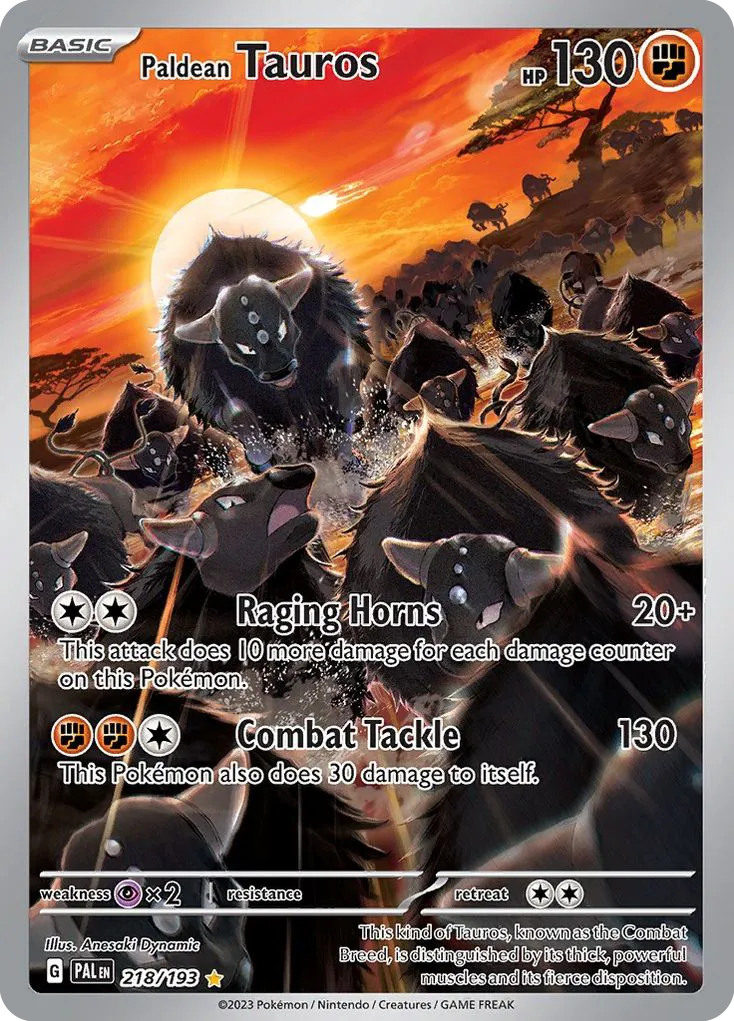 Paldean Tauros card image