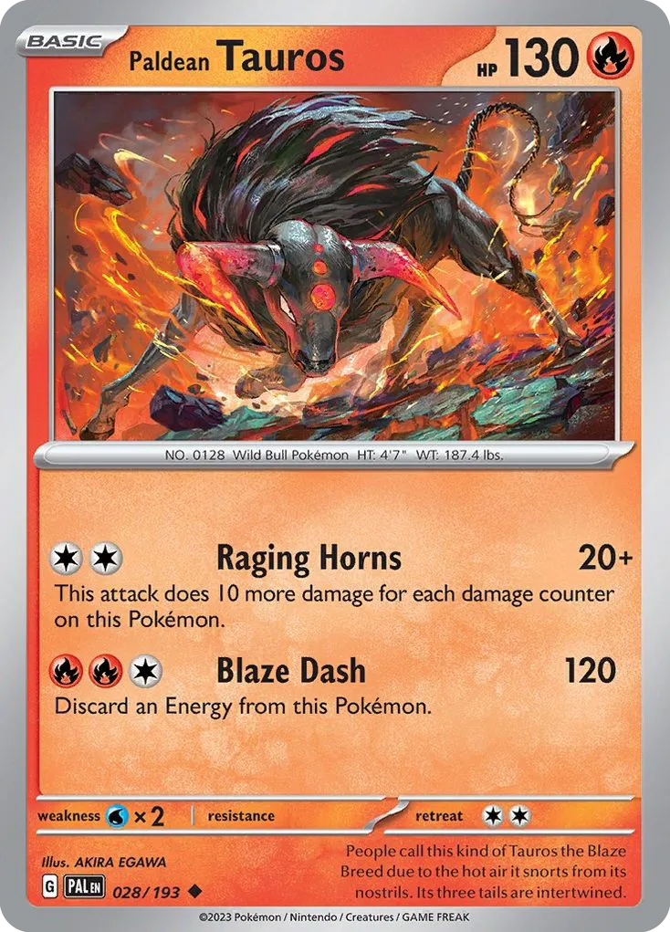 Paldean Tauros card image