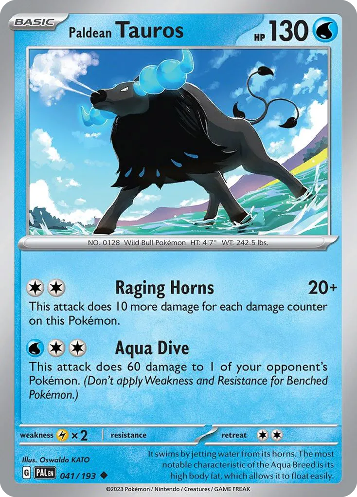 Paldean Tauros card image