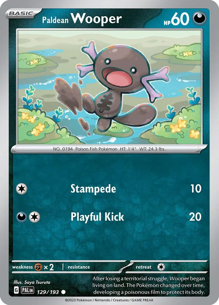 Paldean Wooper card image
