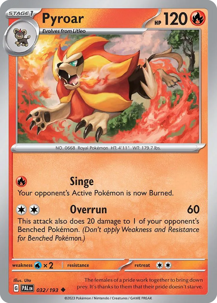 Pyroar card image
