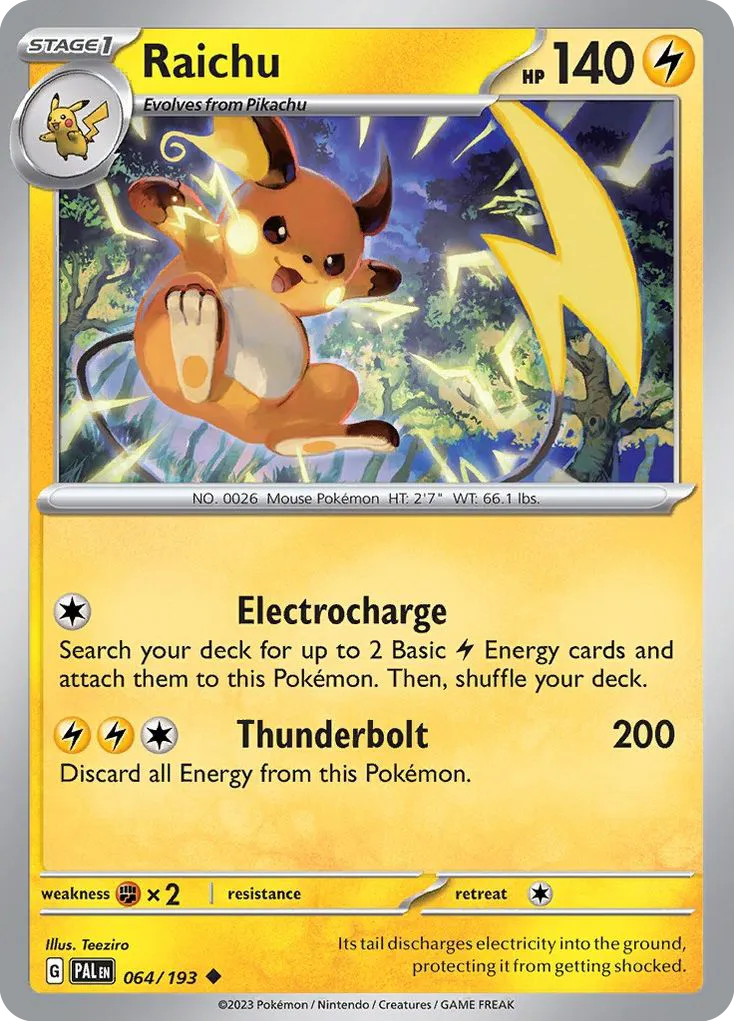 Raichu card image