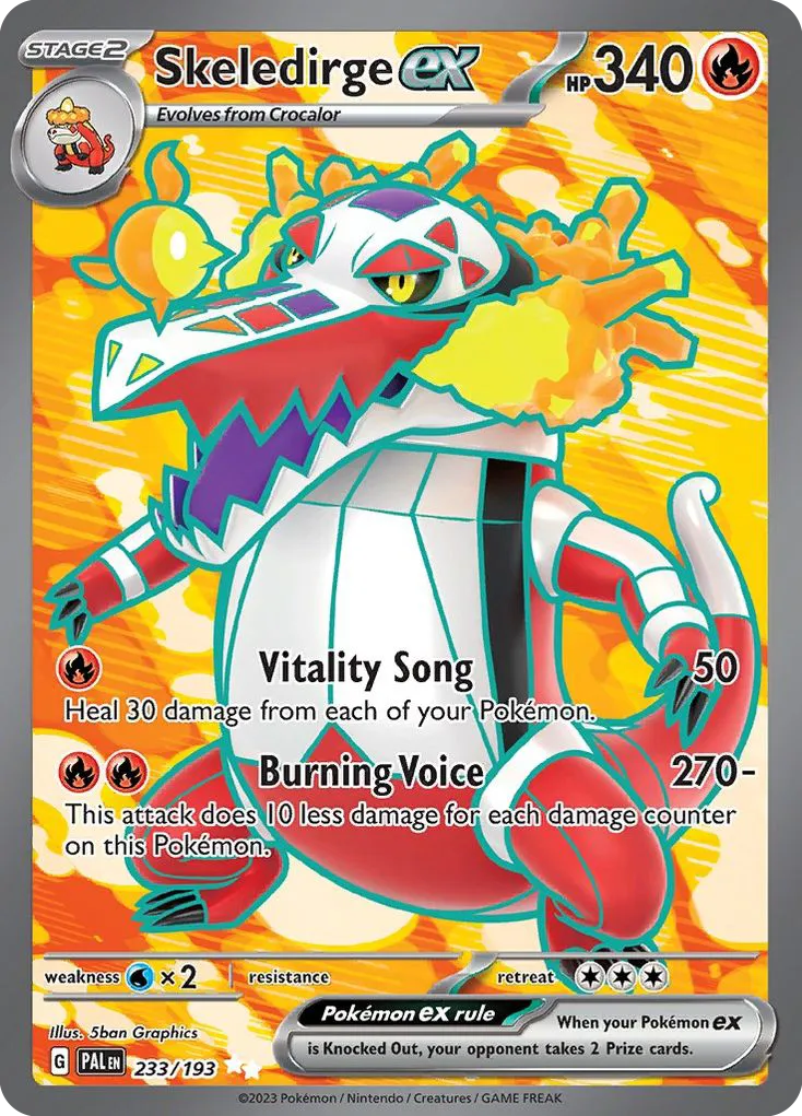 Skeledirge ex card image