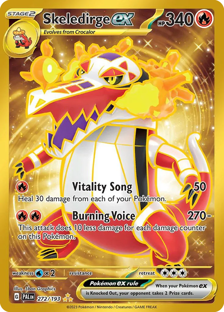 Skeledirge ex card image