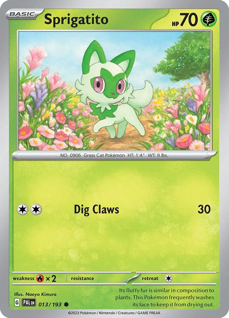 Sprigatito card image