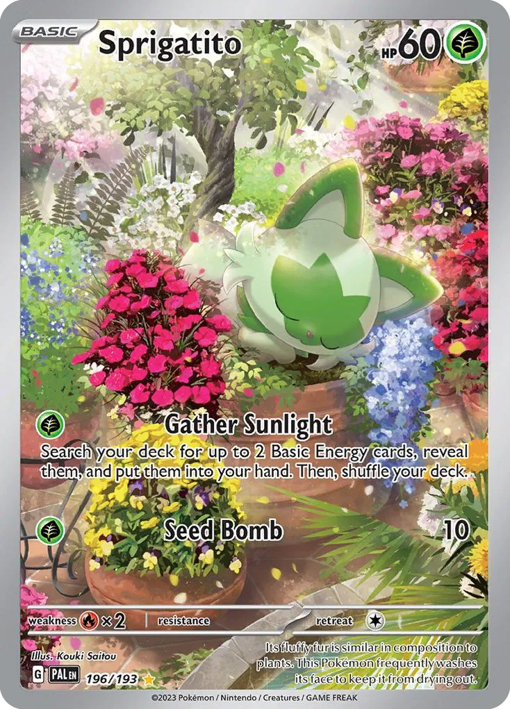 Sprigatito #196 card image
