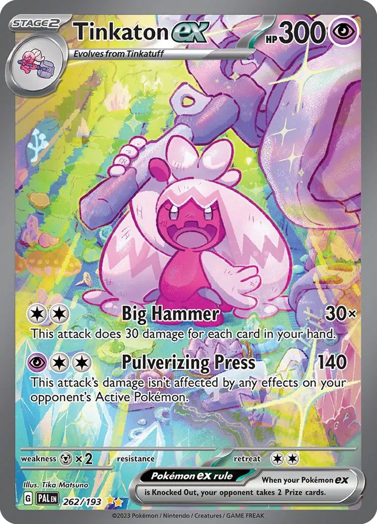 Tinkaton ex #262 card image