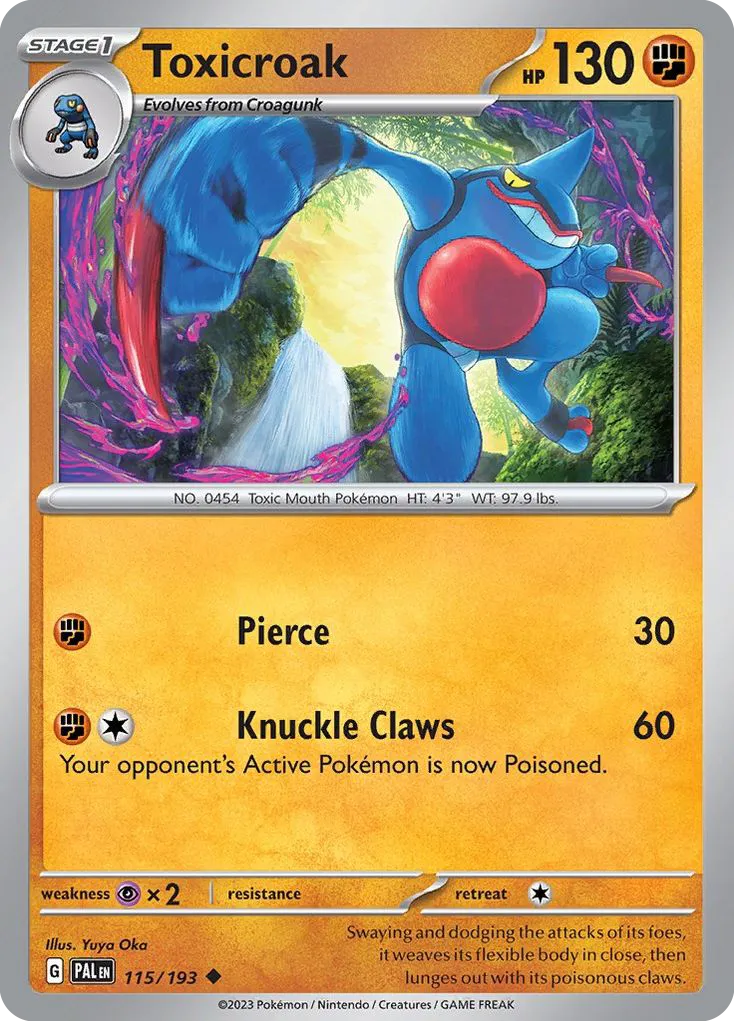 Toxicroak card image