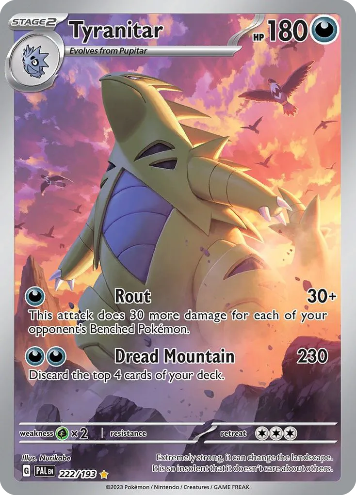 Tyranitar #222 card image